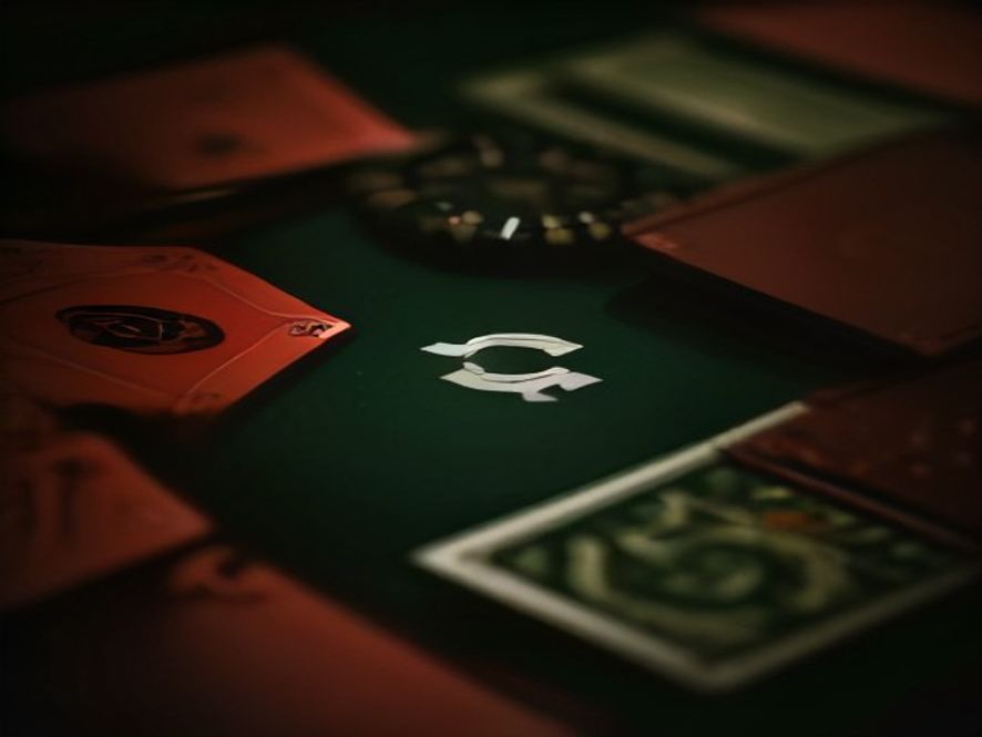 Slot reels, roulette arcs and card shapes forming the Pak Games casino floor